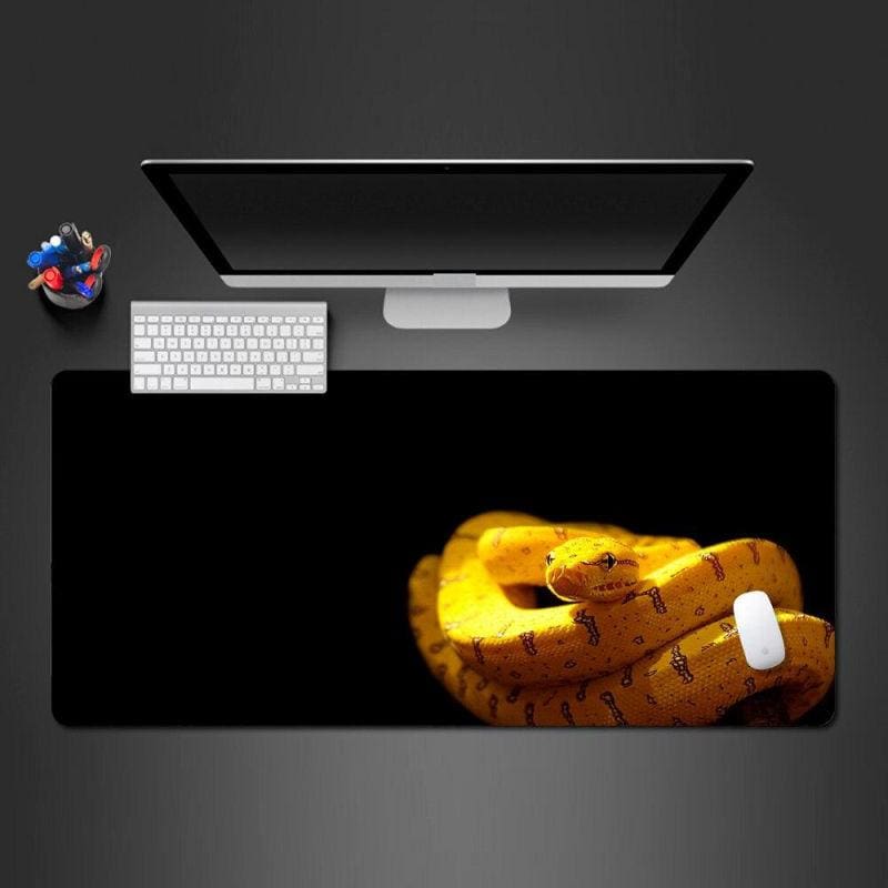 Yılan Mouse Pad Sarı Engerek (Fare Altlığı) - Görsel 2