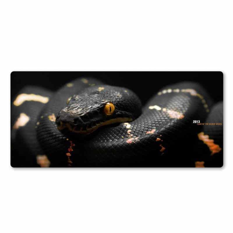 Yılan Mouse Pad Siyah Boa (Fare Altlığı)