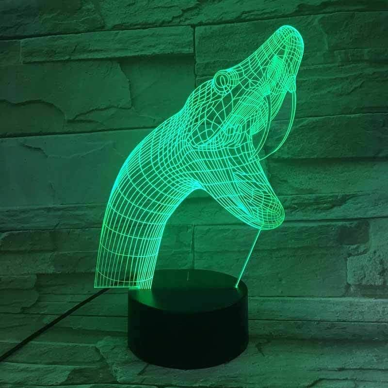 Yılan 3D Led Lamba Mamba - Görsel 4