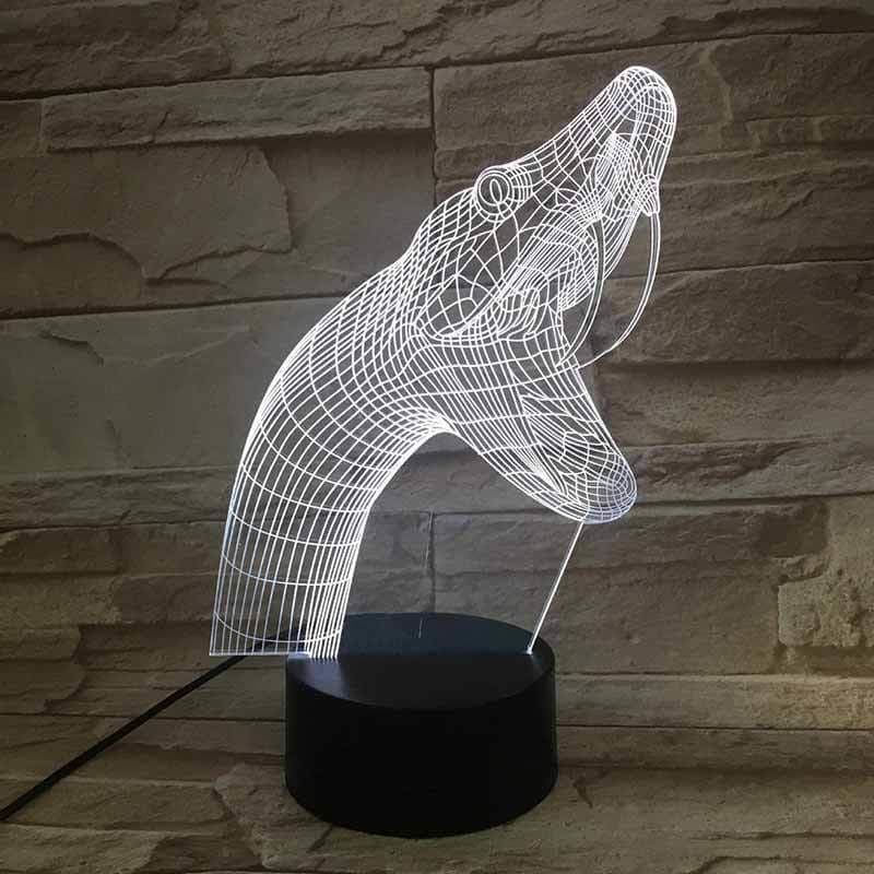 Yılan 3D Led Lamba Mamba - Görsel 5