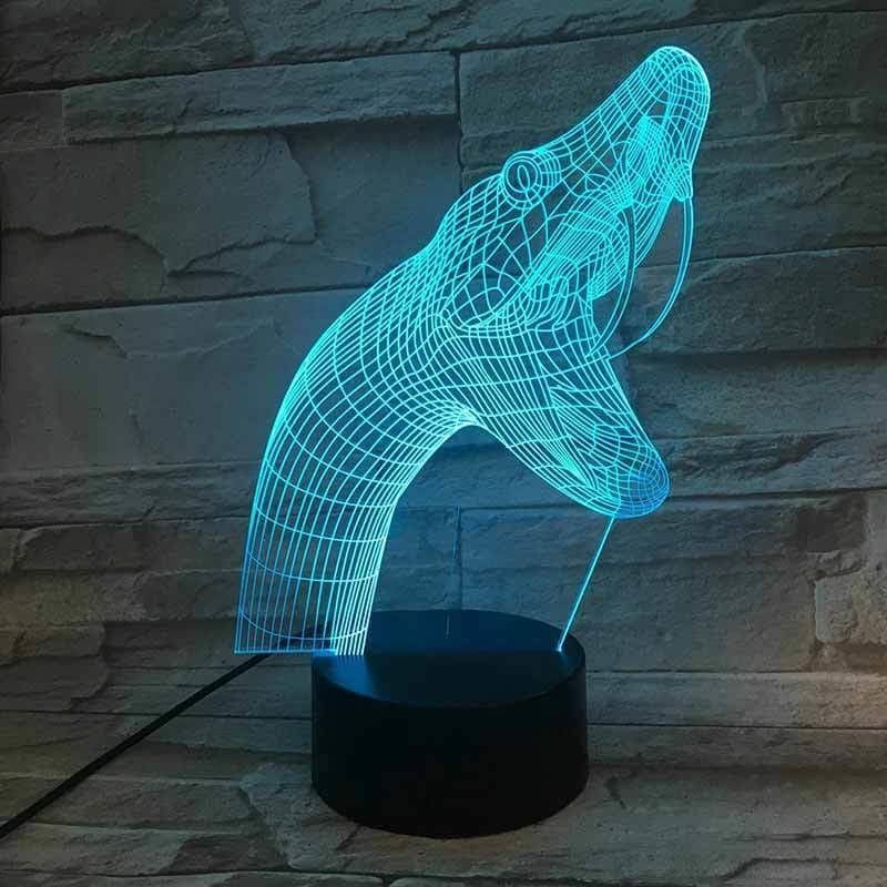 Yılan 3D Led Lamba Mamba - Görsel 7
