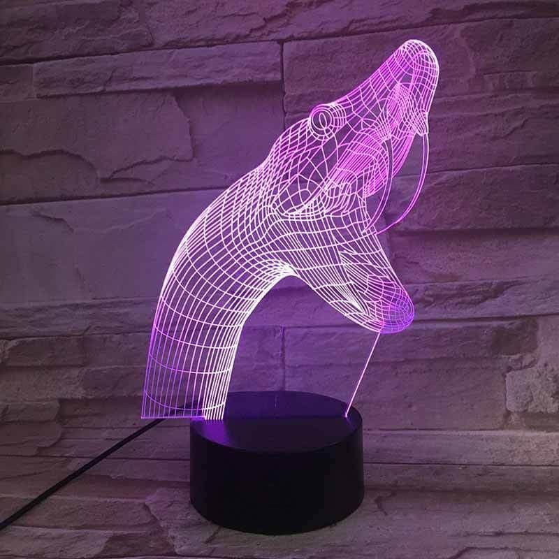 Yılan 3D Led Lamba Mamba - Görsel 3