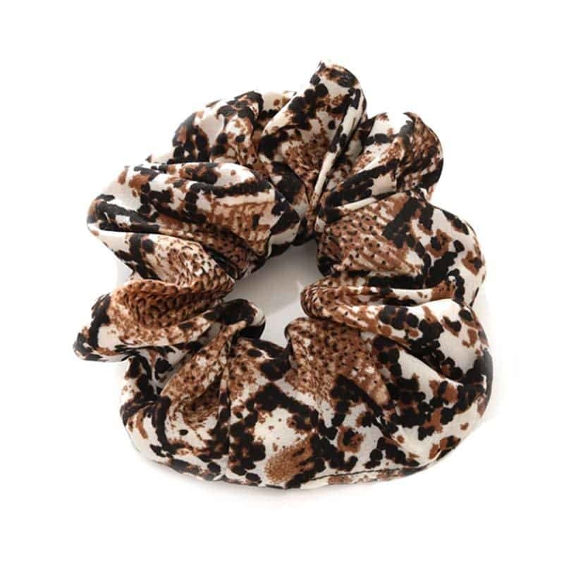 Yılan Saç Lastiği Kahverengi (Scrunchies)