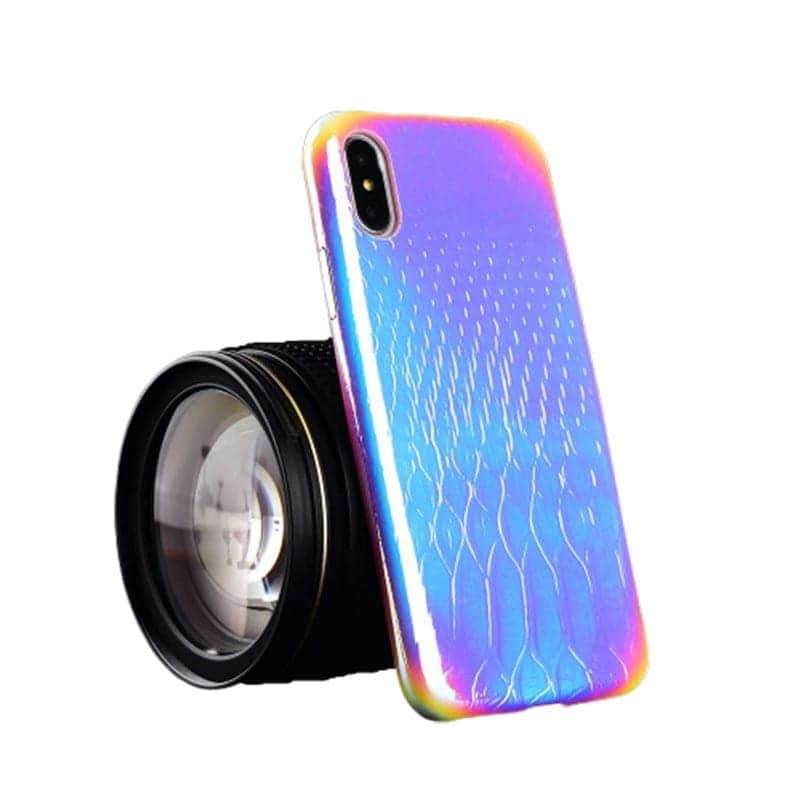 Yılan Derisi Telefon Kılıfı Iphone Işıltılı