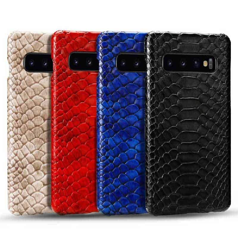 Yılan Derisi Telefon Kılıfı Samsung Lüks