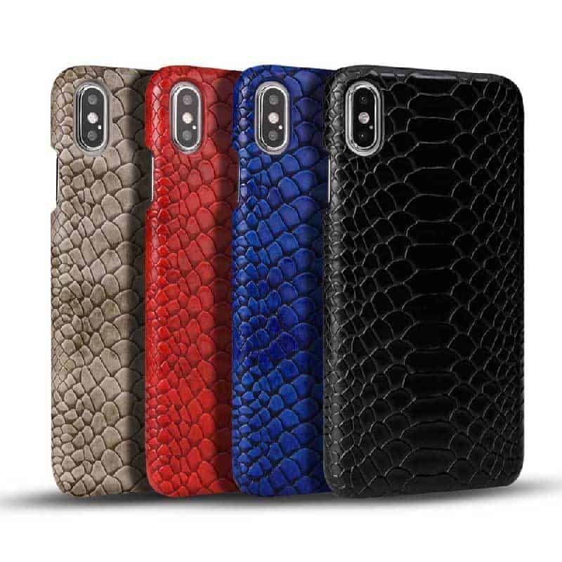 Yılan Derisi Telefon Kılıfı Iphone Lüks