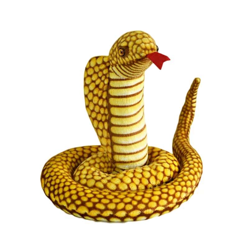 Peluş Yılan Sarı Kobra