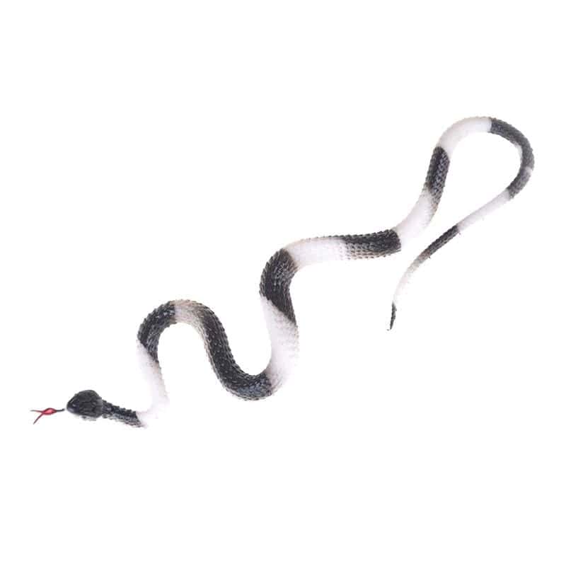 Plastik Yılan Siyah Ve Beyaz
