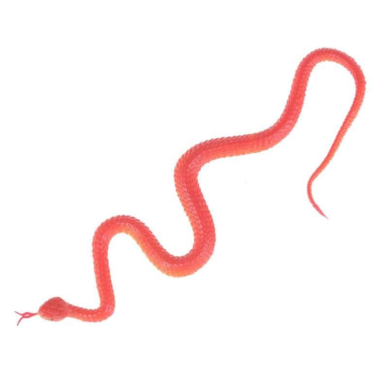 Plastik Yılan Kırmızı