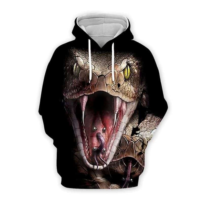 Yılan Desenli Sweatshirt Naja