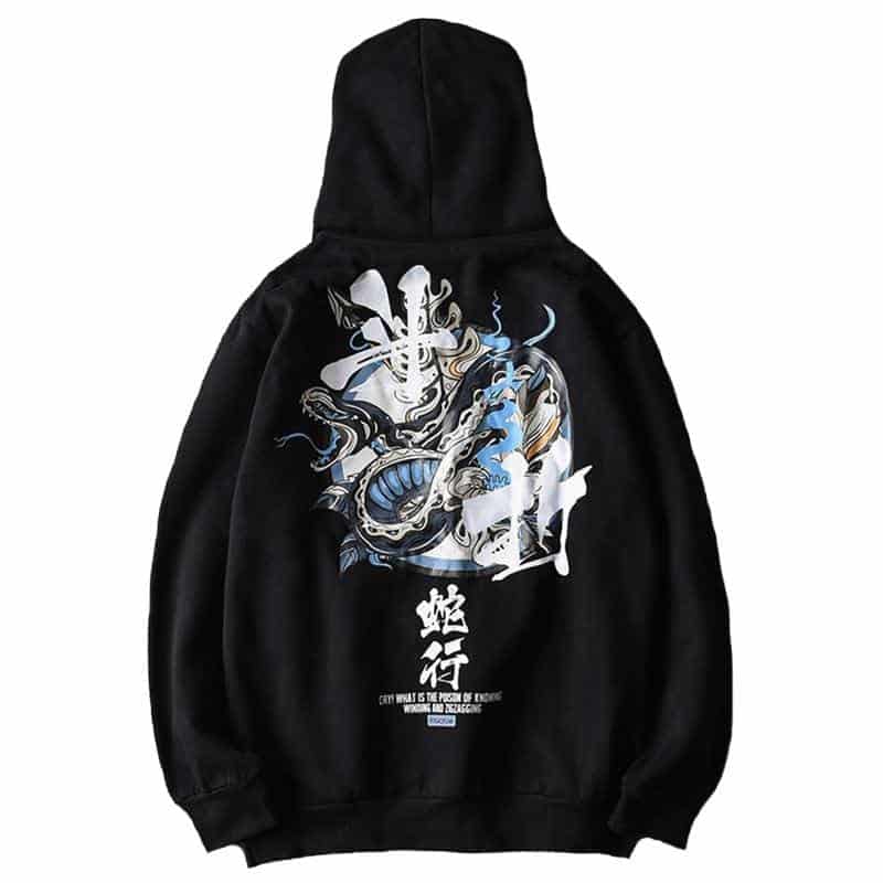 Yılan Desenli Sweatshirt Zehir