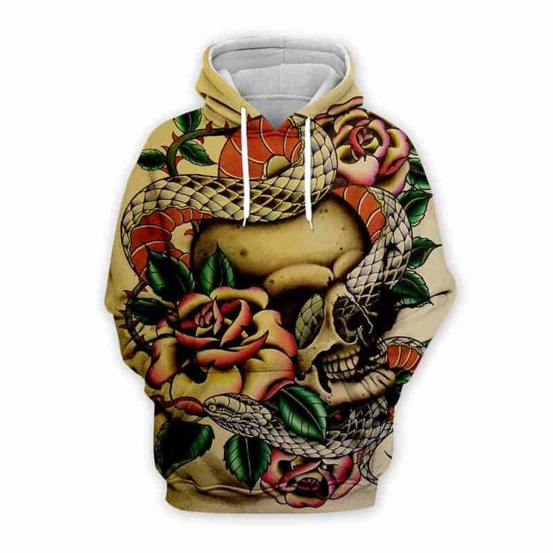 Yılan Desenli Sweatshirt Misilleme